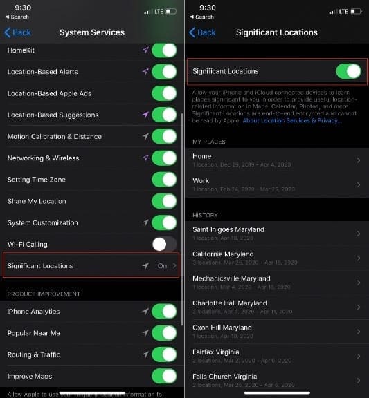 Disable unwanted ETA notifications from Apple Maps 2