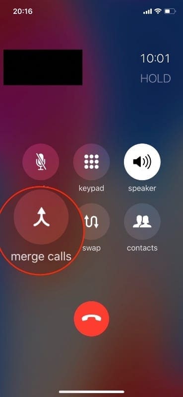 Merge Calls to conference Call