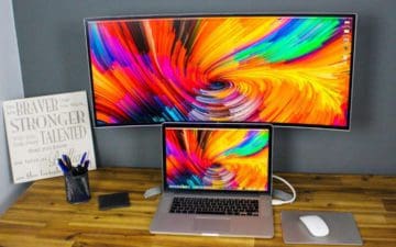how to use mac laptop with external monitor