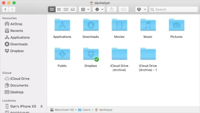 Duplicate iCloud Drive (Archive) folders in Home folder