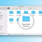 What is the iCloud Drive (Archive) folder and is it safe to delete it?