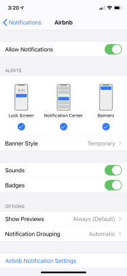 Changing Airbnb Notification Settings On IPhone AppleToolBox