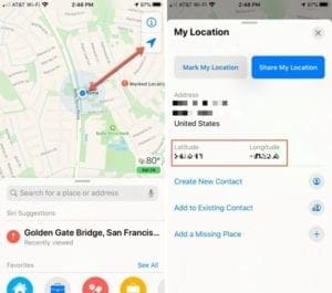 How to Get GPS Coordinates of a Location in Apple Maps - AppleToolBox