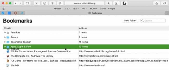 How to Manage Bookmarks in Safari on iOS and Mac - AppleToolBox