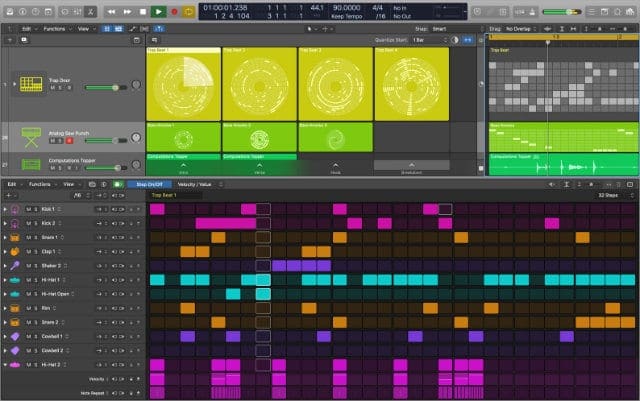 Step Sequencer in Logic Pro X