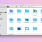 iCloud Drive folder in Finder with missing folders