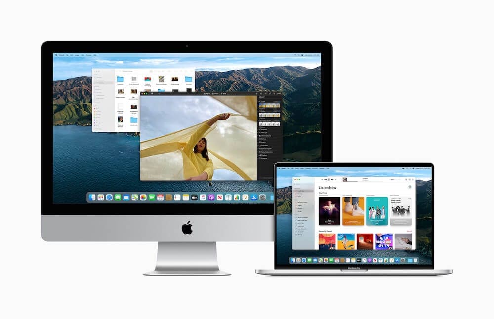 macOS Big Sur MacBook and iMac
