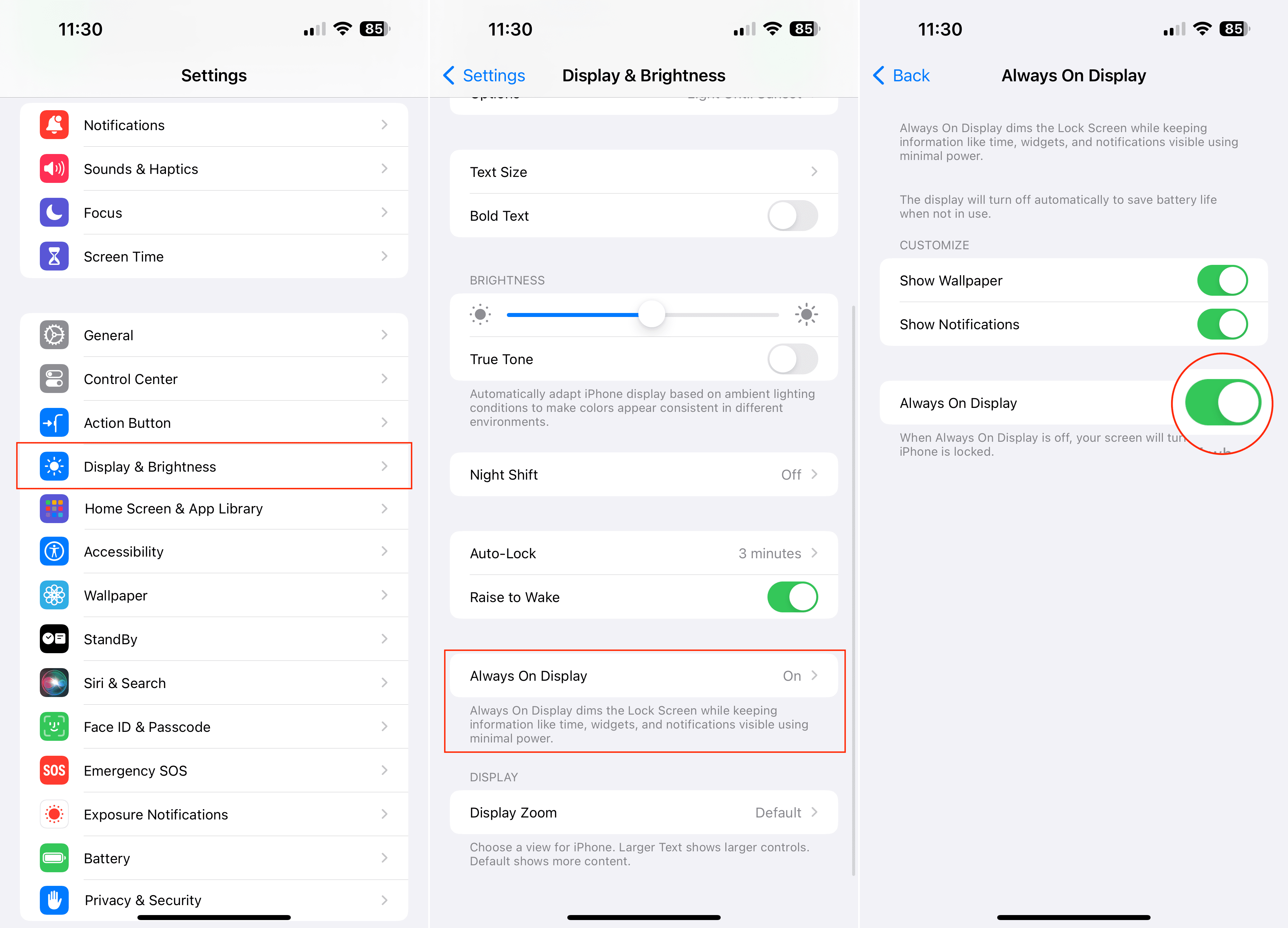 How to extend your iPhone battery life - Always On Display