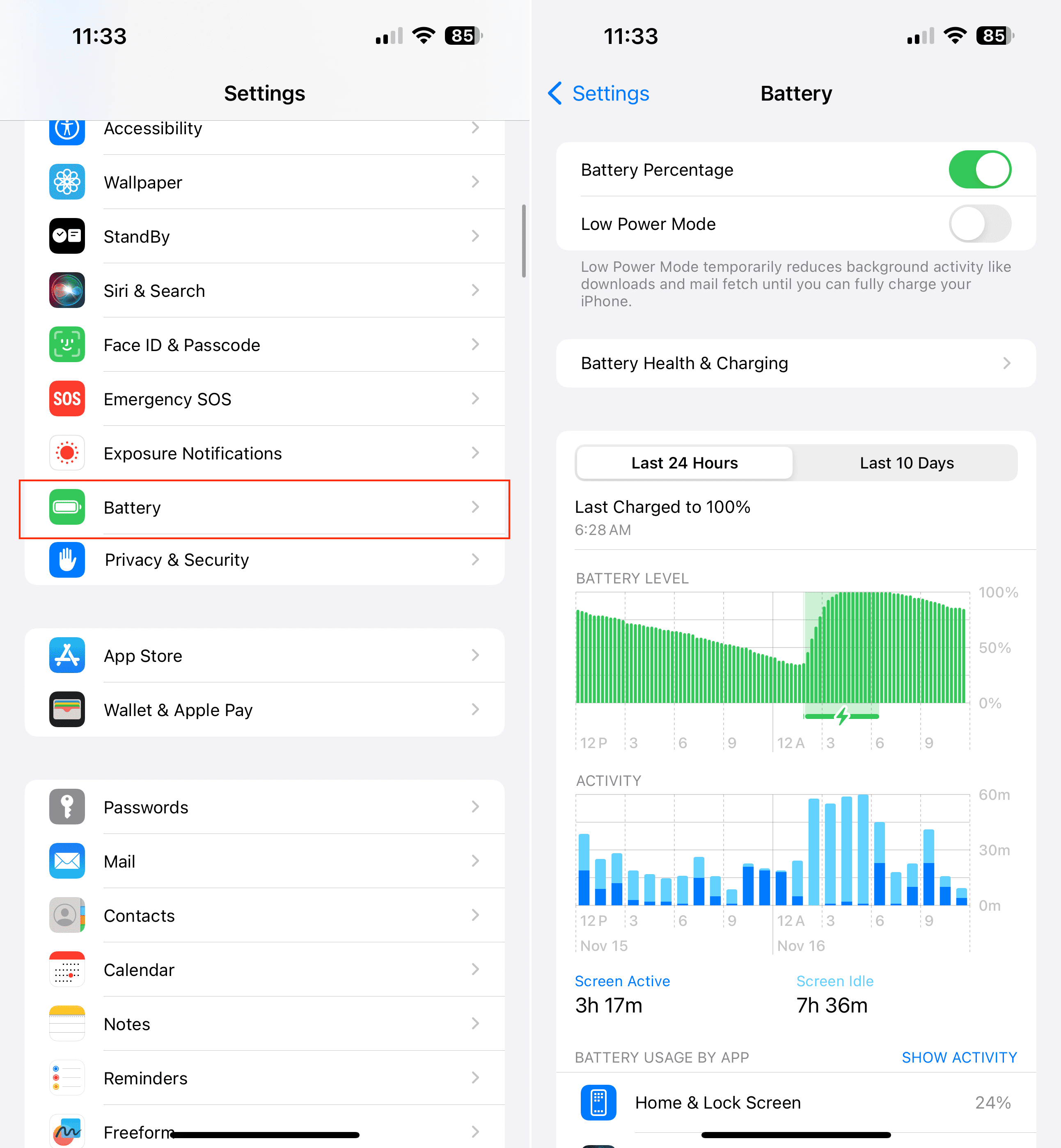 How to extend your iPhone battery life - Check Battery Usage