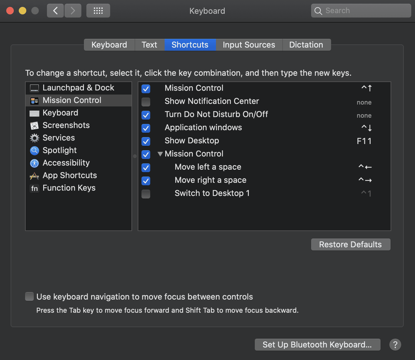 restart computer with keyboard mac