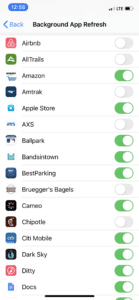 Turning on Background App Refresh on iOS - AppleToolBox