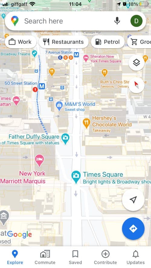 3D Maps in Google Maps