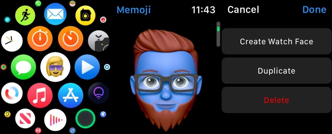 Create Memoji Watch Face