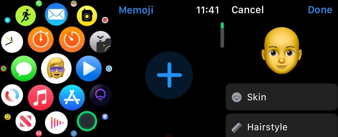 Create Memoji on Watch 1