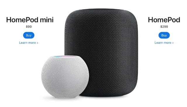 HomePod et HomePod mini