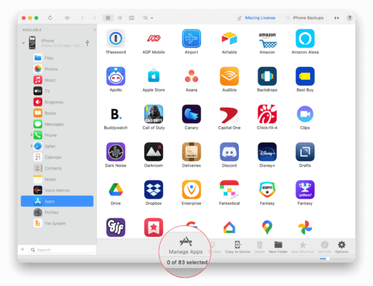 Install Apps on Mac with iMazing 2