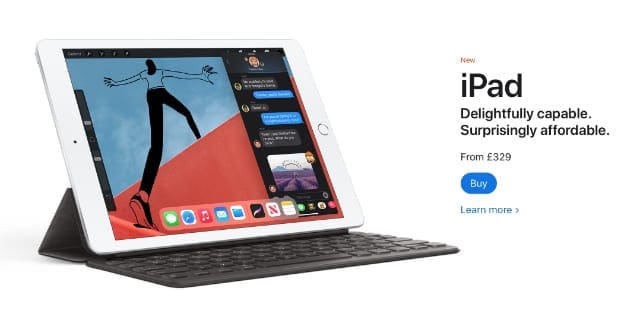 iPad reklamebillede