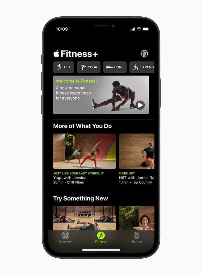 Apple Fitness+ on iPhone 1