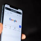 Google search engine on iPhone