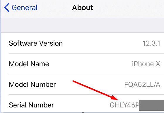 apple serial number check