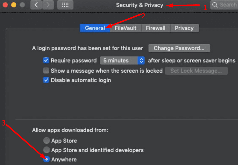 mac allow apps downloaded from anywhere