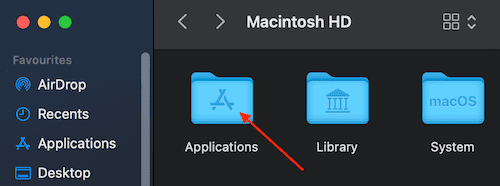 how to find applications on mac finder