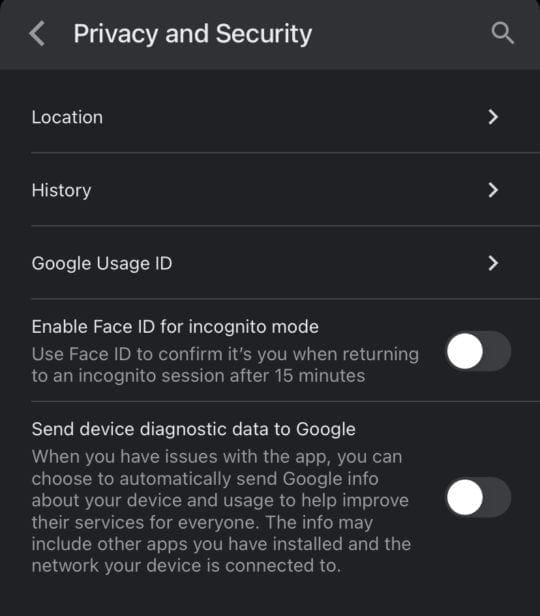 Google App Privacy and Security