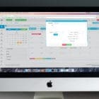 iMac with calendar app open
