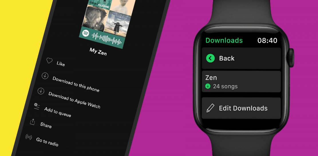 download spotify music to apple watch