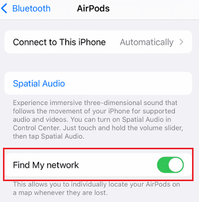 Find-My-network-AirPods