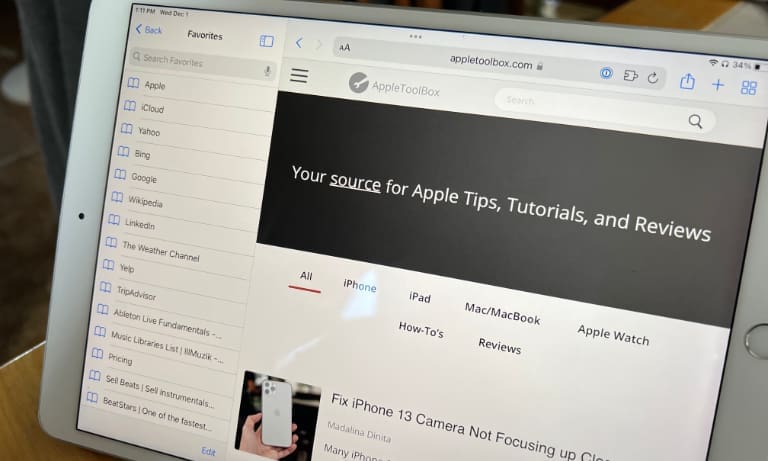 How To Close Safari Sidebar On Ipad