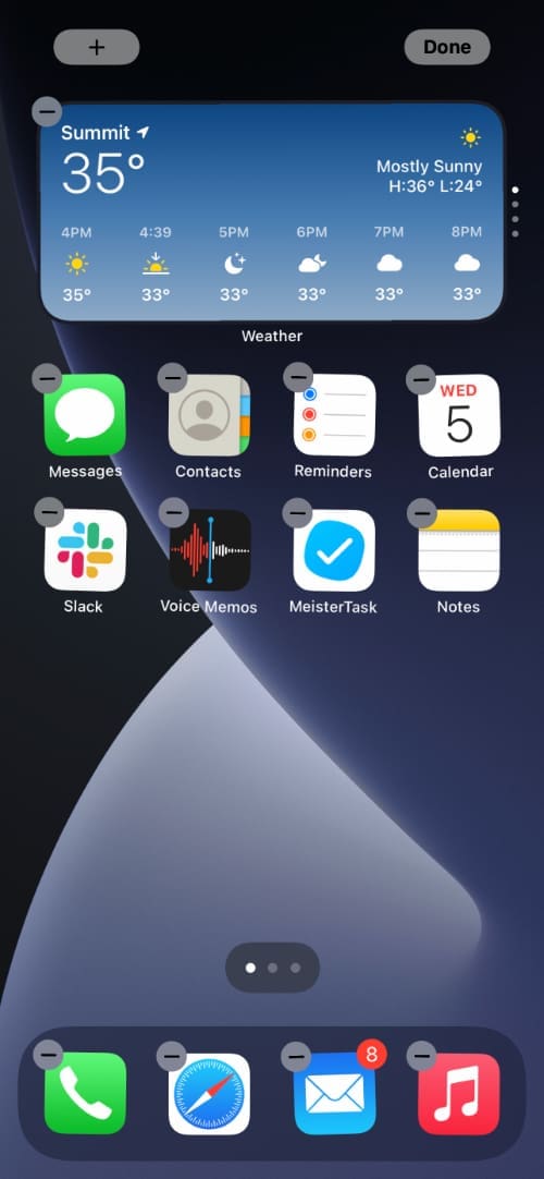 How To Set The Default Home Screen On IPhone And IPad AppleToolBox   Iphone Default Home Screen Jiggle Mode 