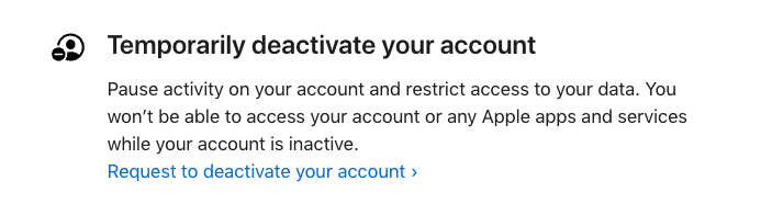 How To Deactive Apple ID