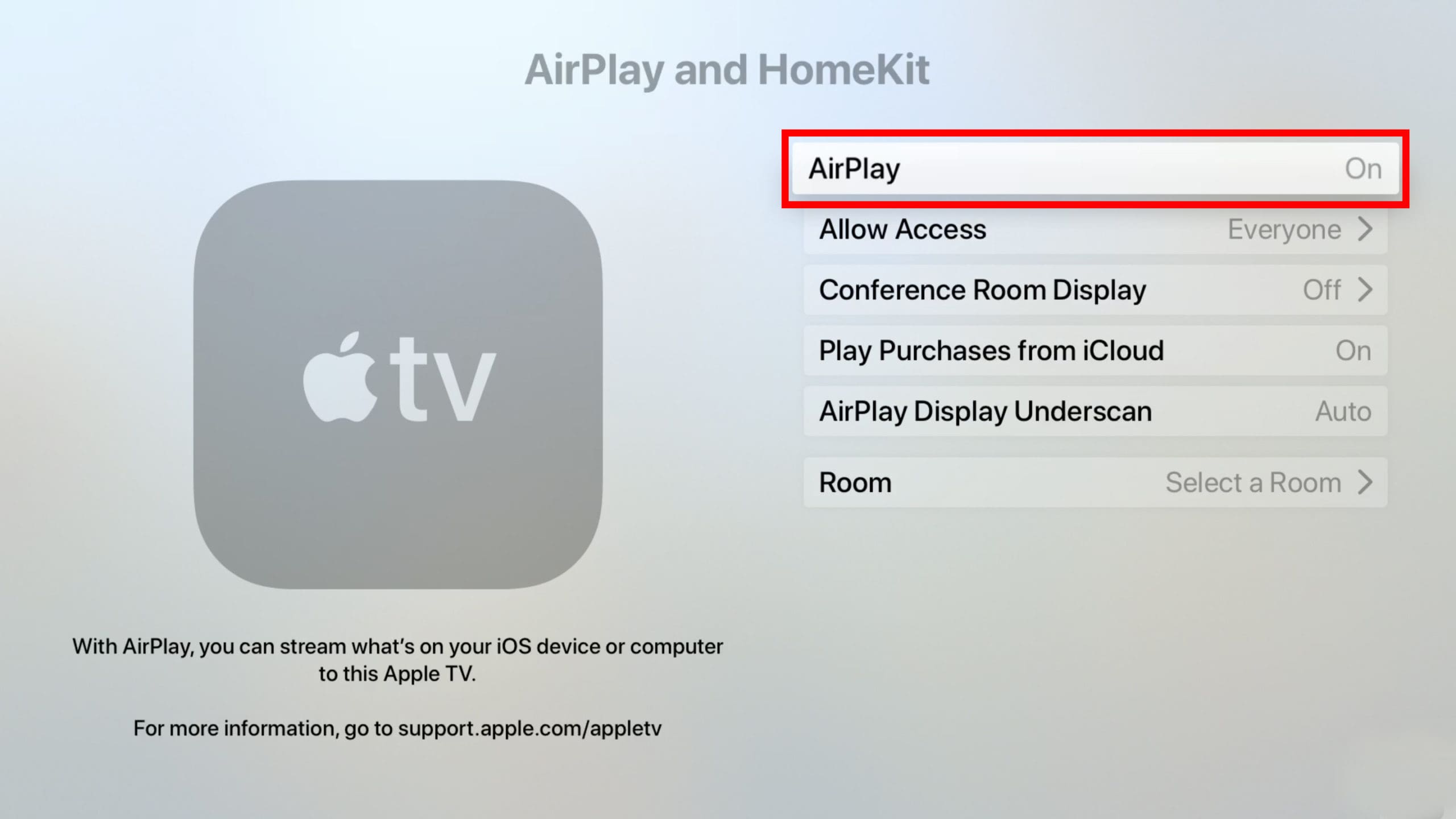 Mirror iPhone Screen to Apple TV AirPlay