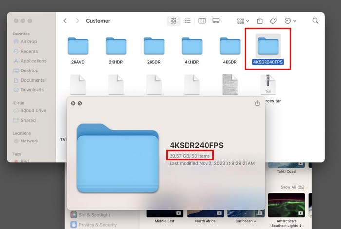 Storage for Wallpaper folder Mac