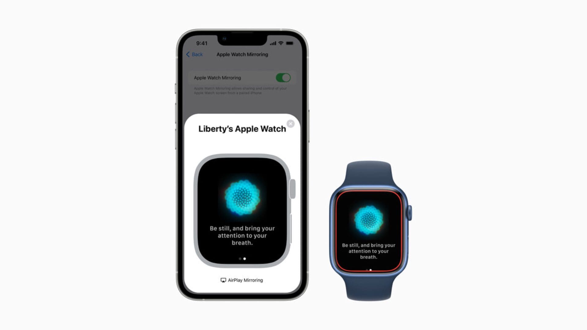 iOS 16 Accessibility Features Apple Watch Mirroring