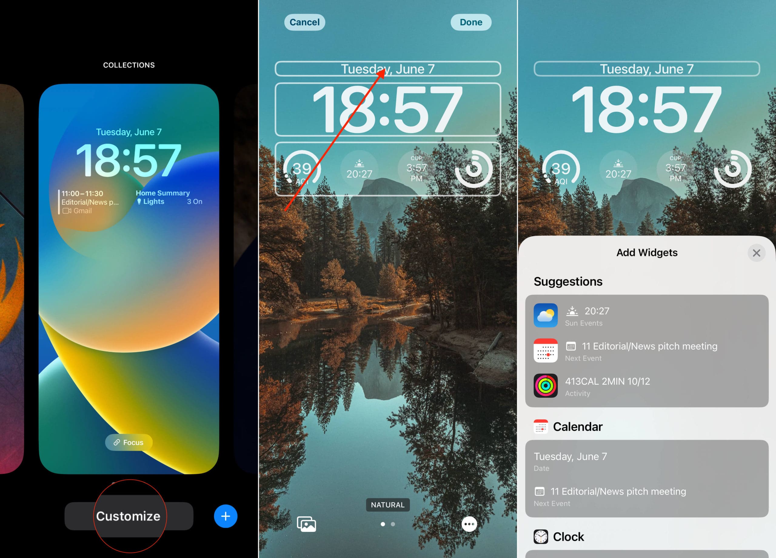 How to Add Widgets to iPhone Lock Screen - 1