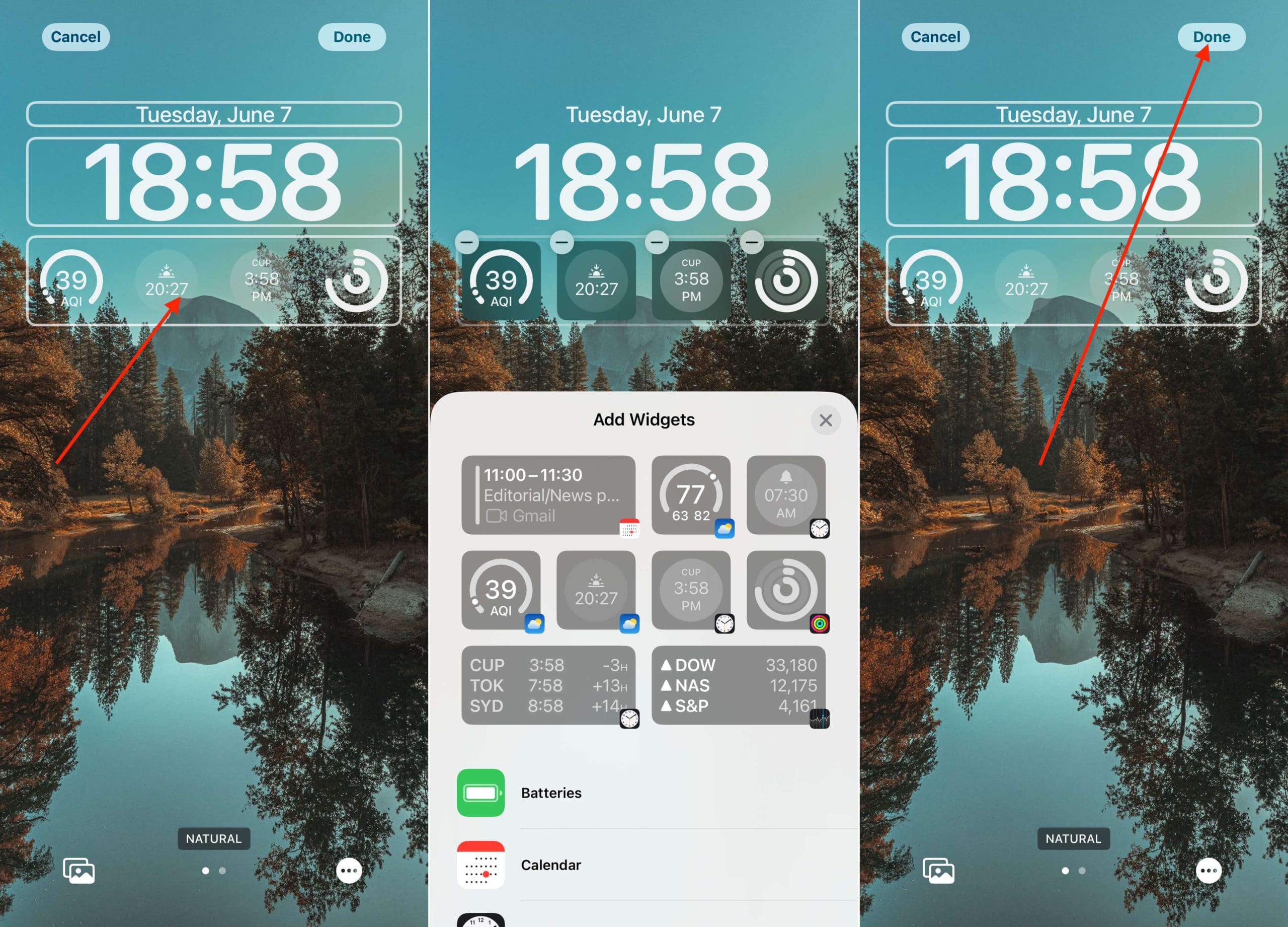 How to Add Widgets to iPhone Lock Screen - 2