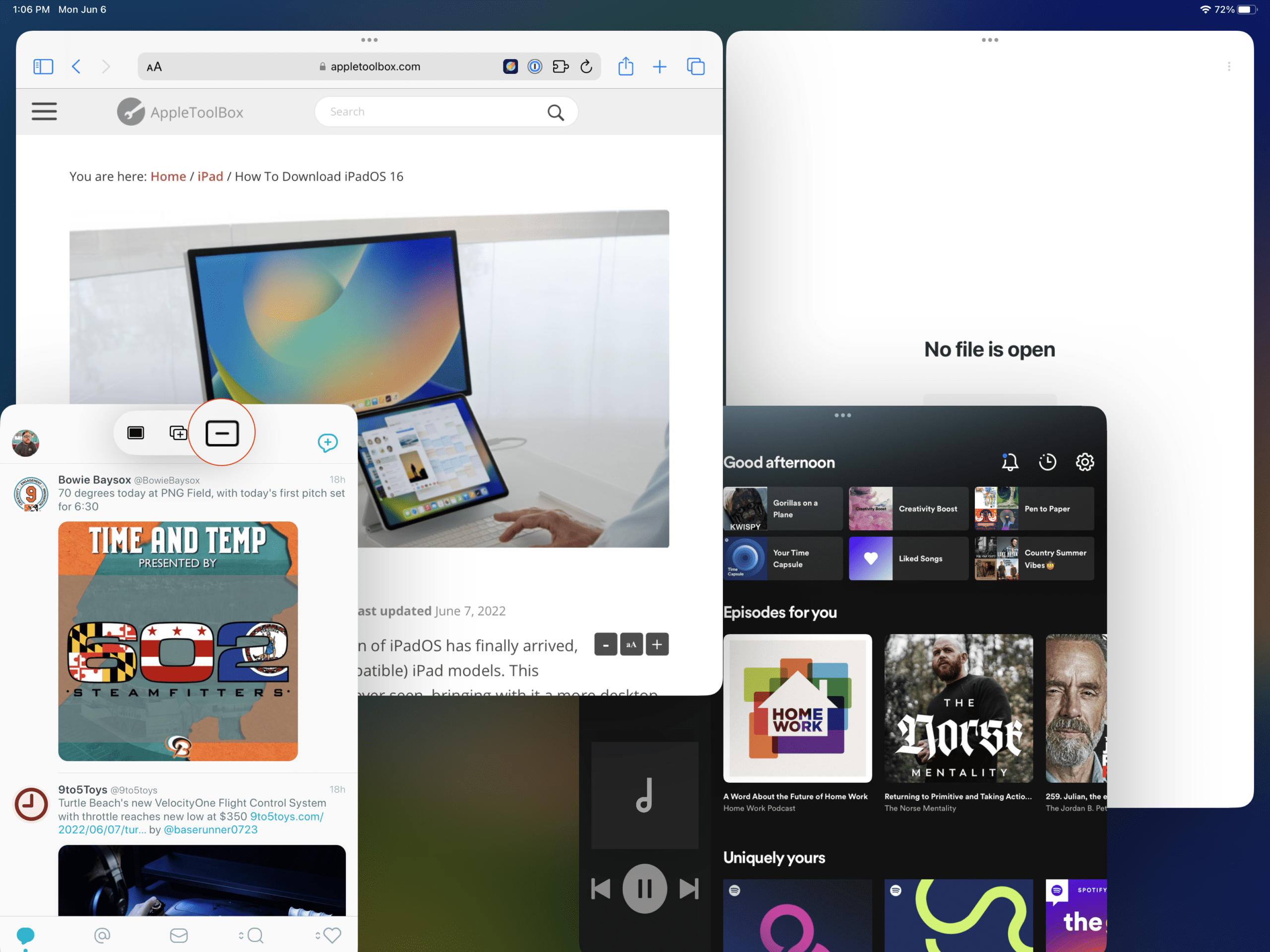 iPad Multitasking Stage Manager Remove Apps - 2