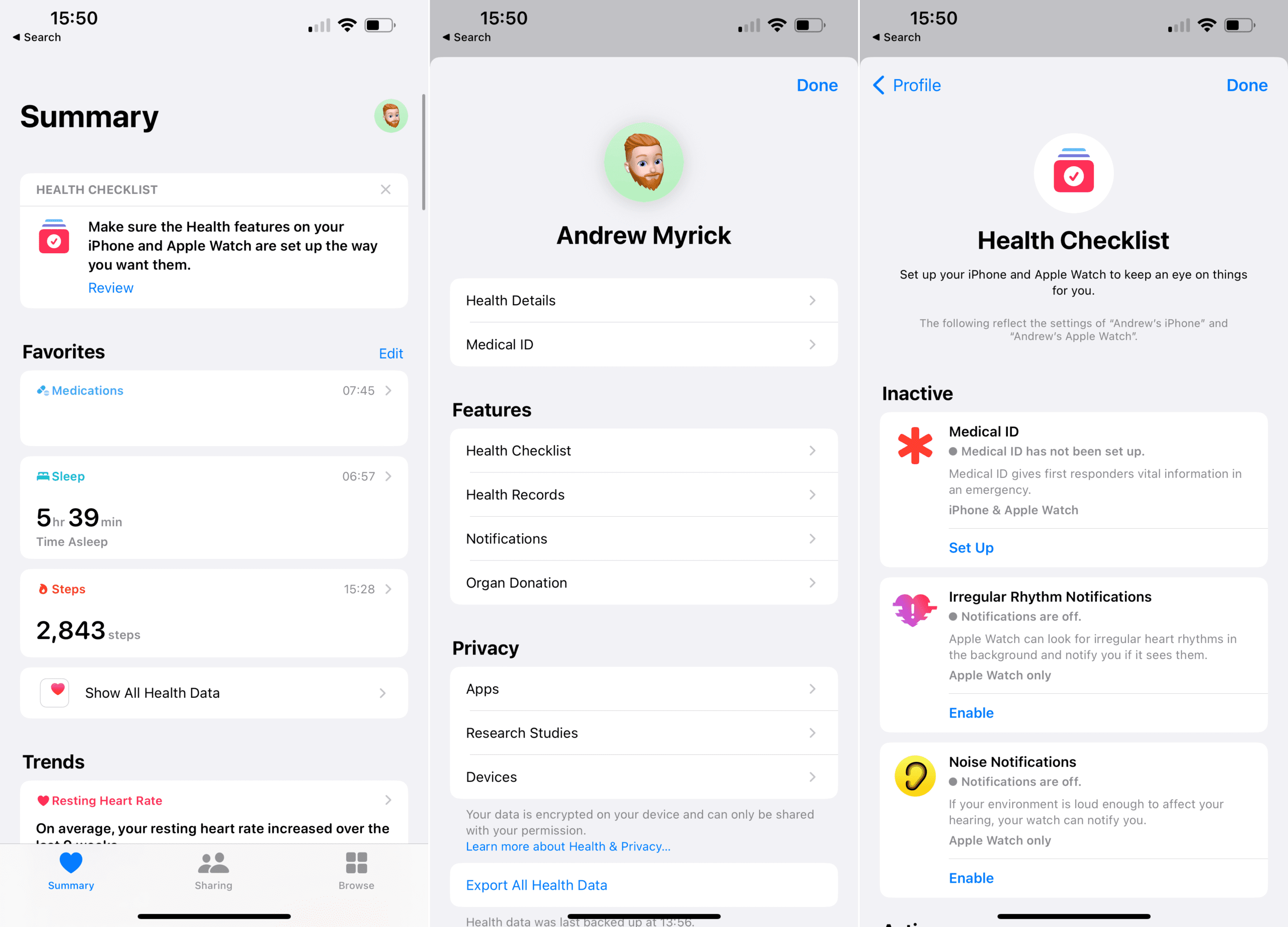 How to use Health Checklist on iPhone and Apple Watch