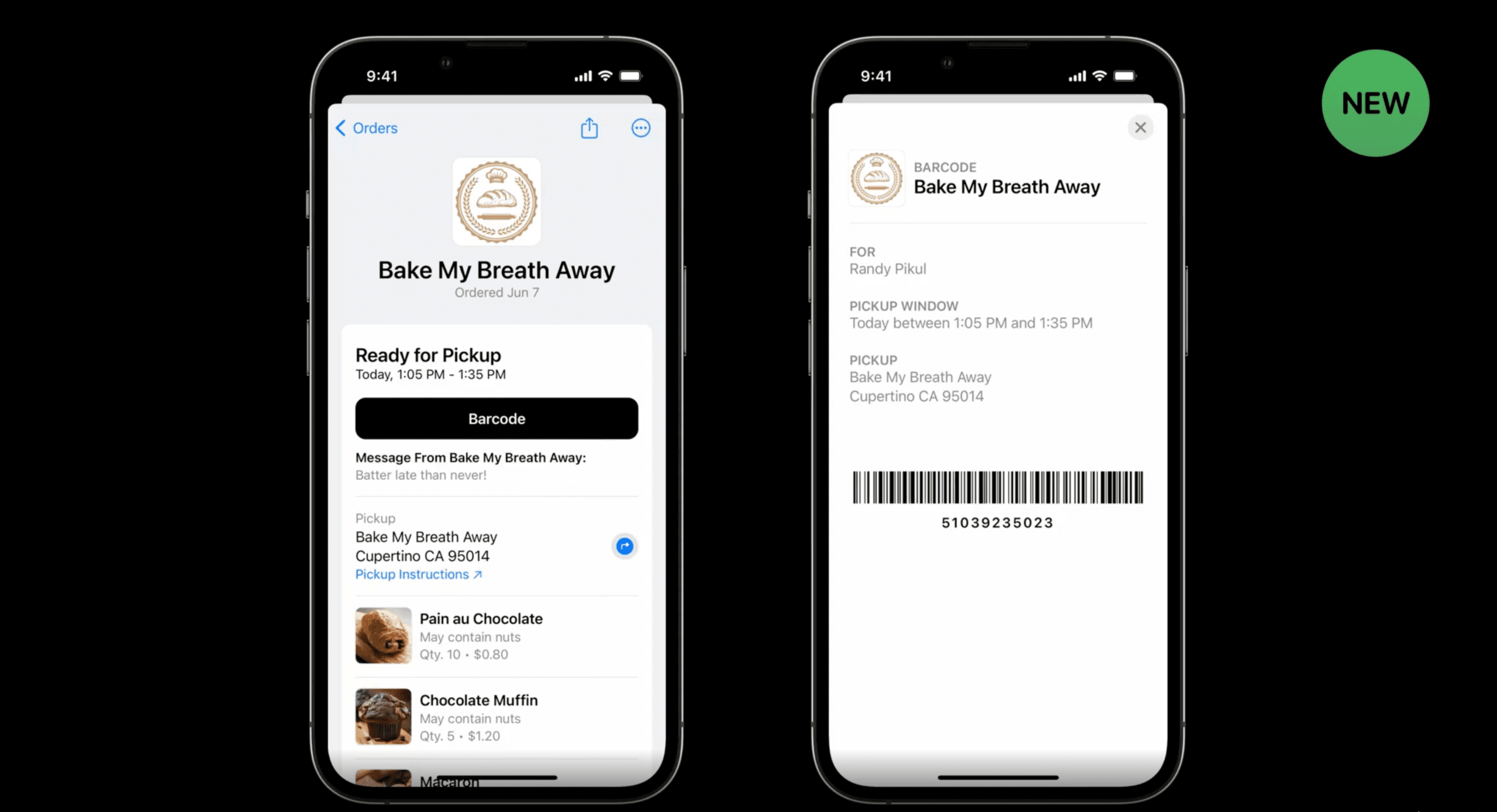 Viwe Barcode in Wallet App