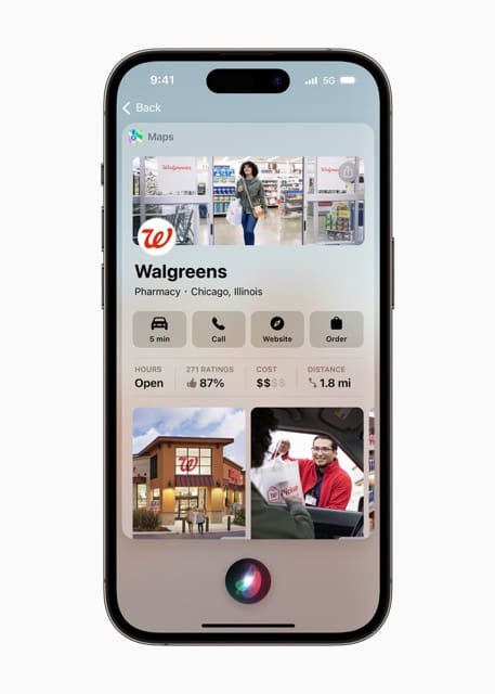 Image showing Apple Business Connect on an iPhone
