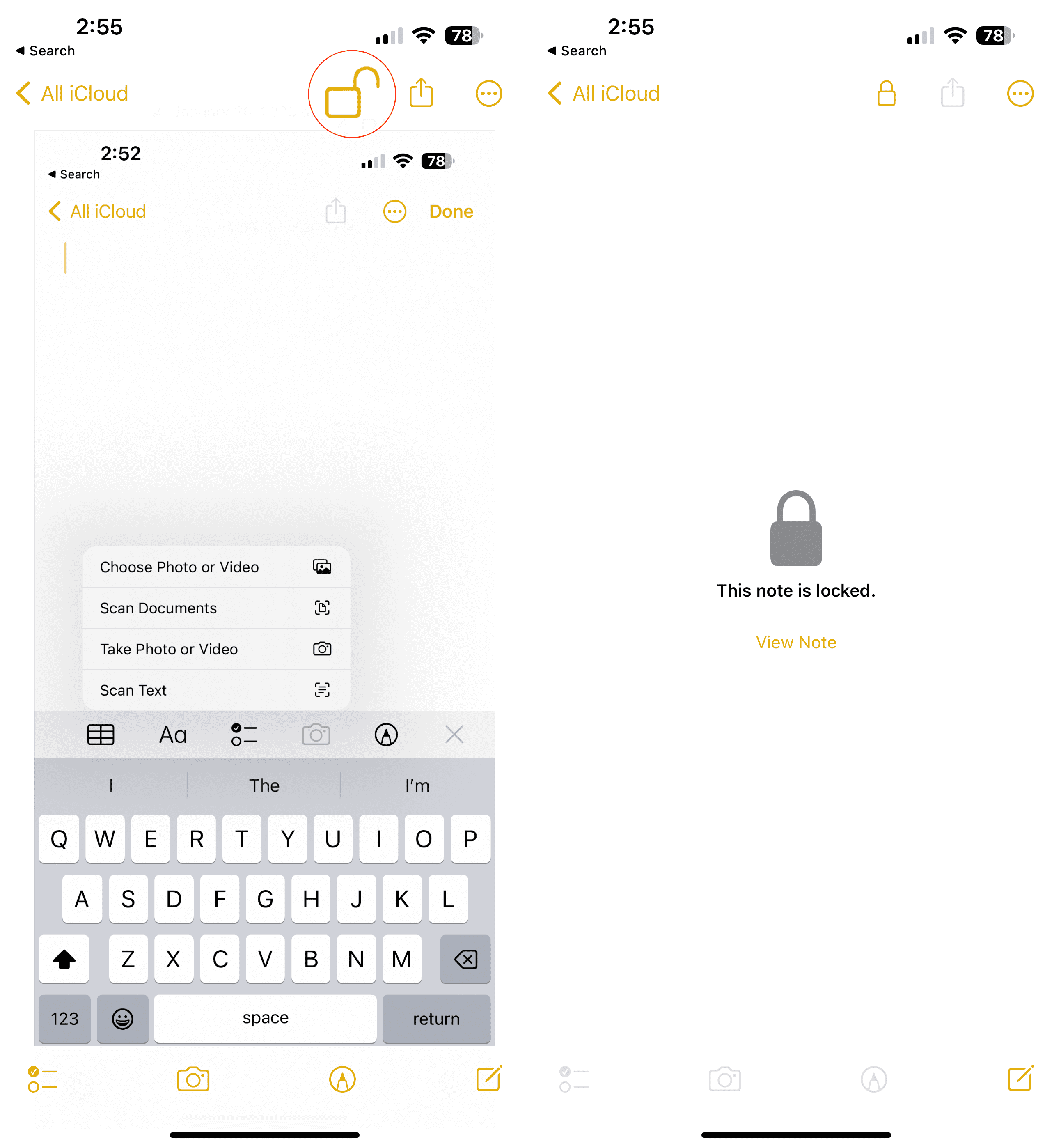 How to Hide Photos on iPhone with Apple Notes - 3