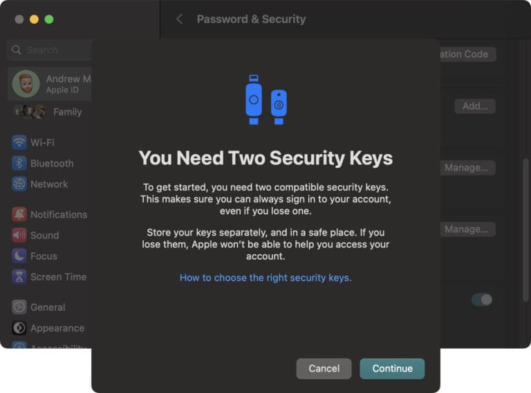 How to Use Security Keys on Mac - AppleToolBox