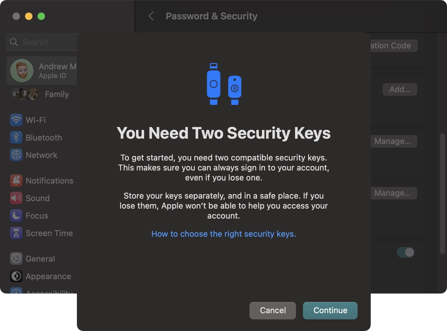 How to use Security Keys on Mac - 6