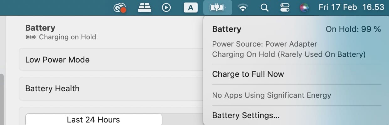 Charge Battery to Full Mac Screenshot