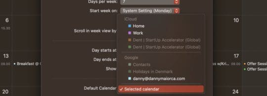 Apple Calendar: How to Change Your Default Calendar - AppleToolBox