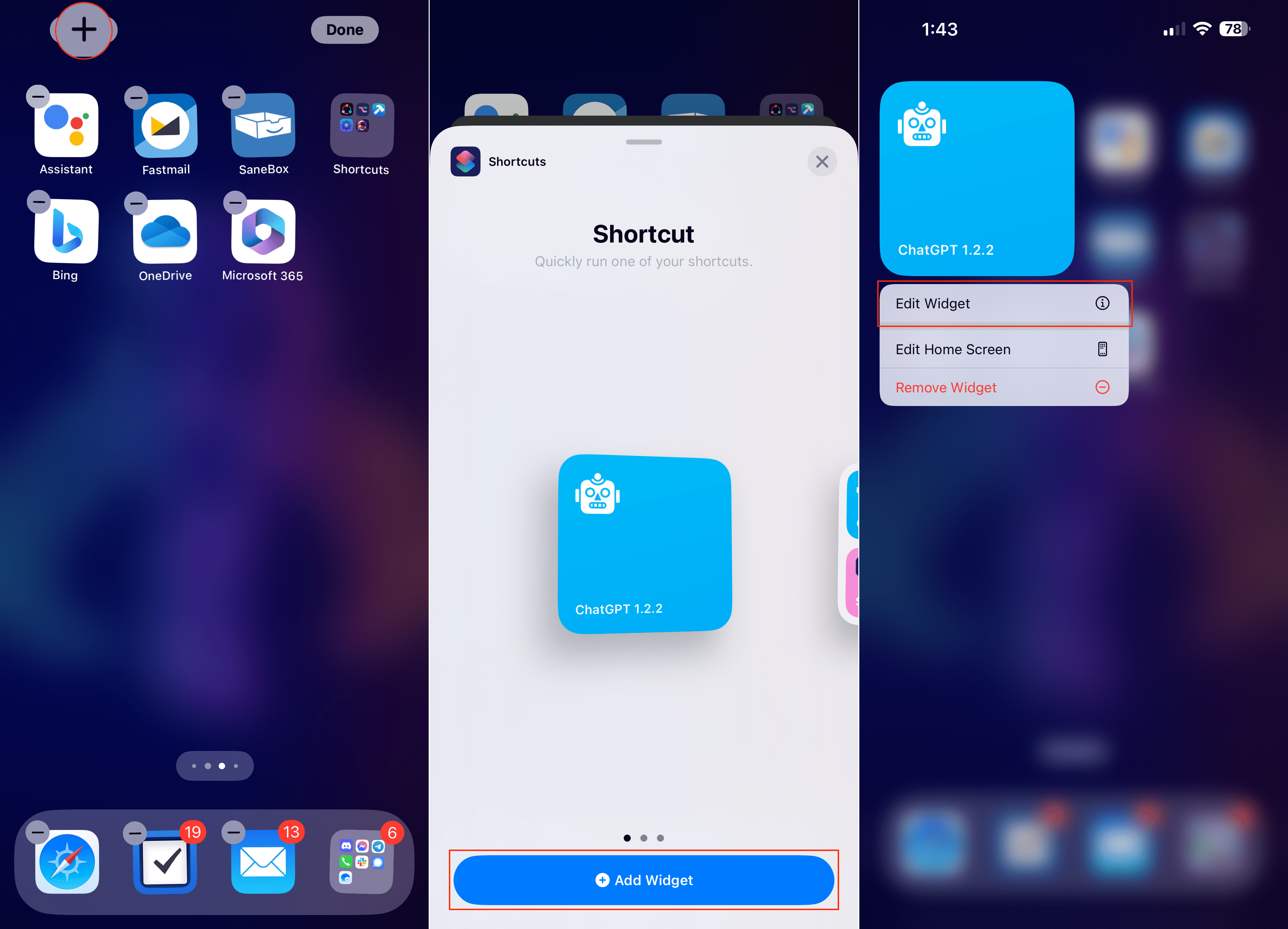 How to use ChatGPT on iPhone and iPad - Set Up Shortcut Widget - 1