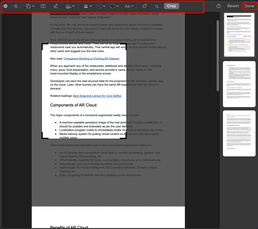 Learn how to edit a PDF on Mac for free on Quick Look app