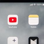 Photo of the Notes app on an iPad screen